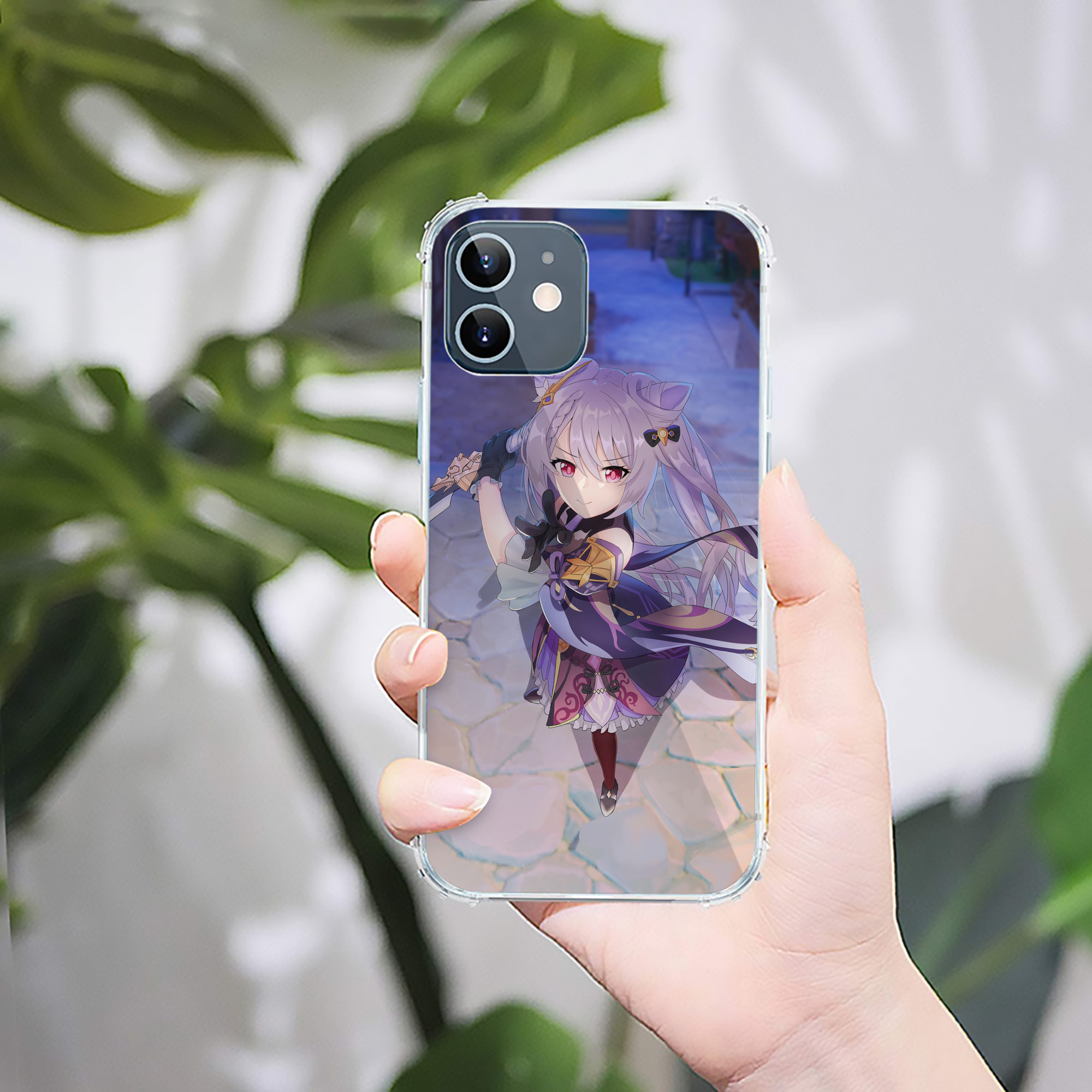 げんし神 genshin 【iPhone 12シリーズ対応】透明スマホケース（クリアソフトケース）